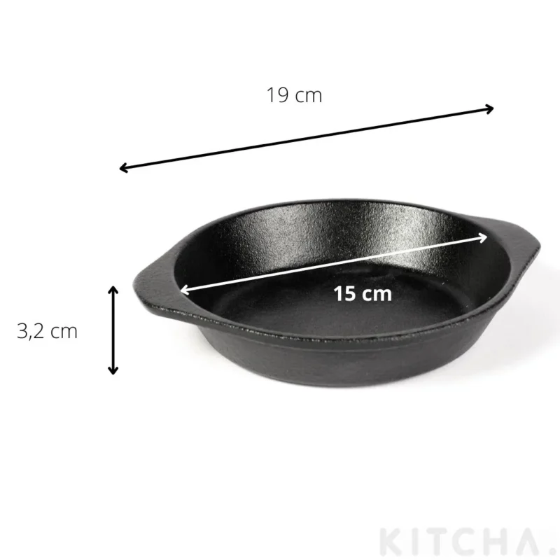 Gjutjärnsform 16 cm med underlägg Xantia