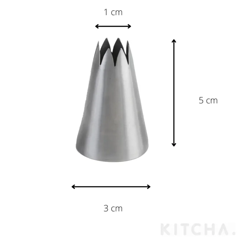 Stjärntyllar 5-pack Rostfritt Exxent