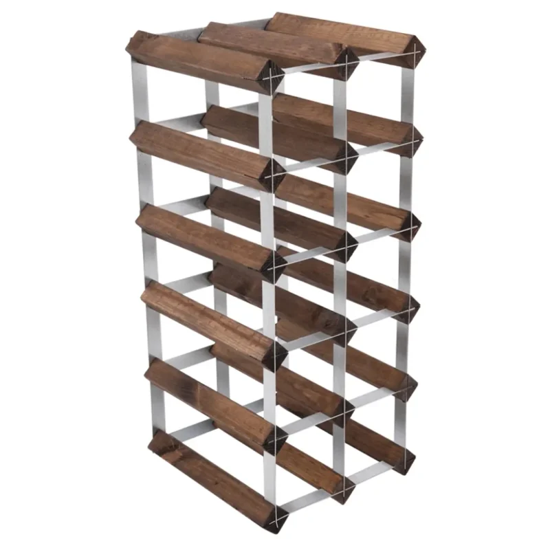 Vinställ Dark Oak 15 Flaskor Traditional Wine Racks