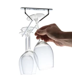 Glashållare Krom 1 rad Hahn