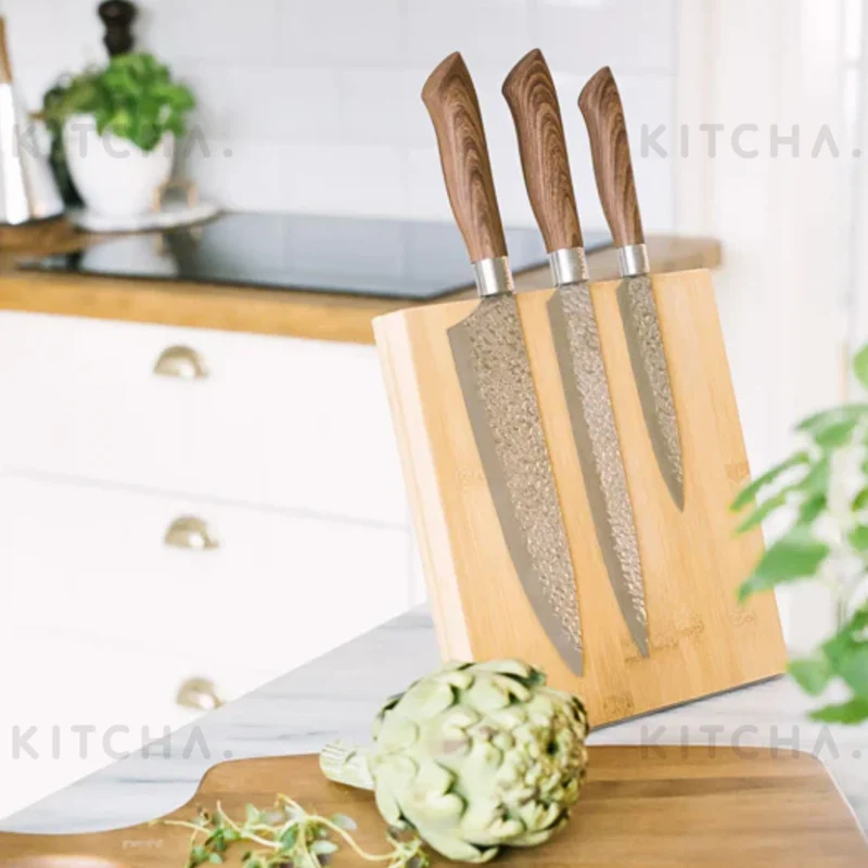 Knivset Akira 3-pack Brunt handtag Dorre