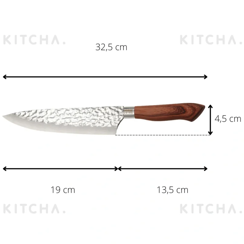 Knivset Akira 3-pack Brunt handtag Dorre