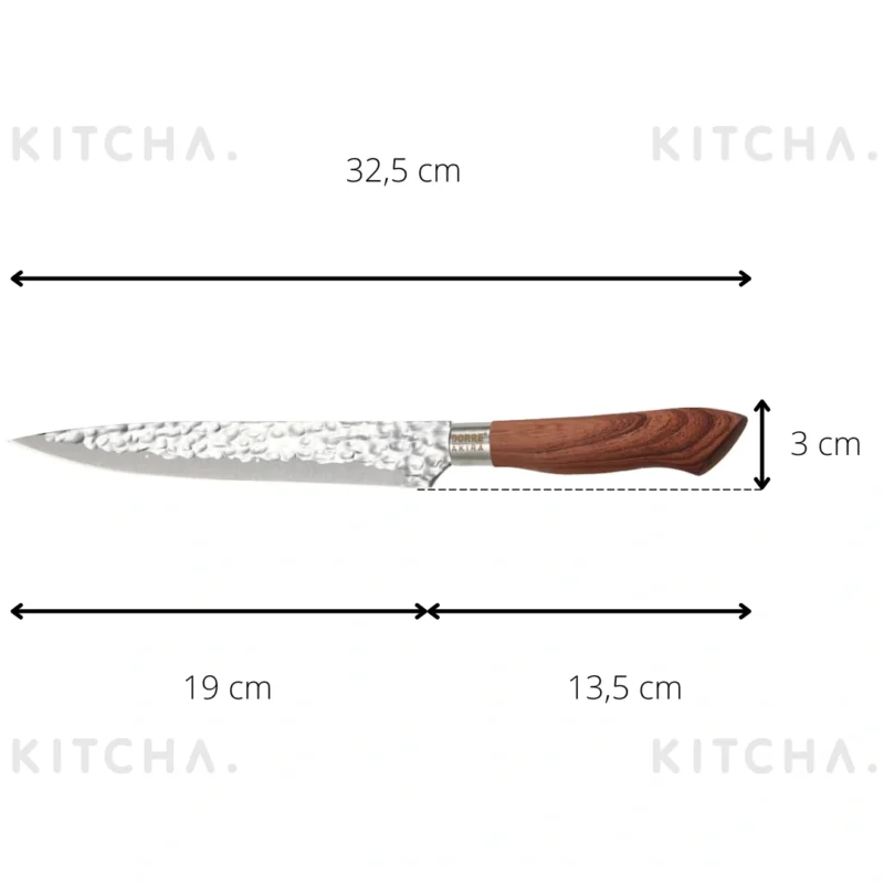 Knivset Akira 3-pack Brunt handtag Dorre