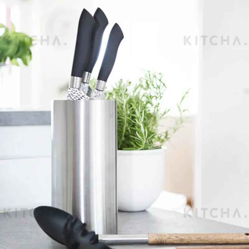 Knivset Akira 3-pack Svart handtag Dorre