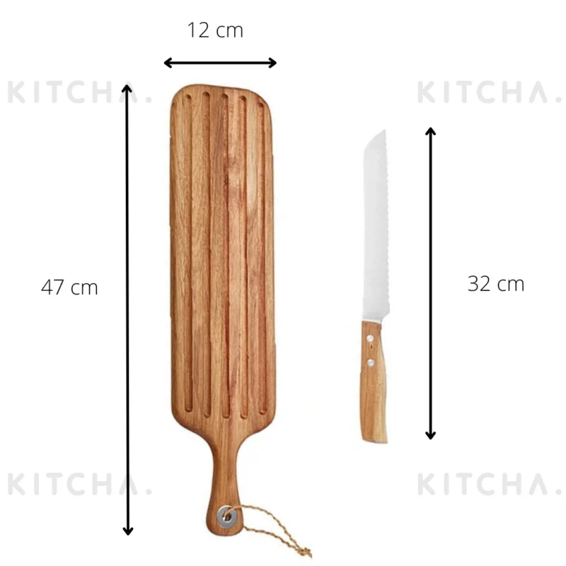 Brödkniv med skärbräda Saki Dorre