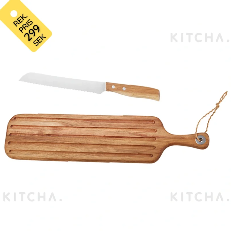 Brödkniv med skärbräda Saki Dorre