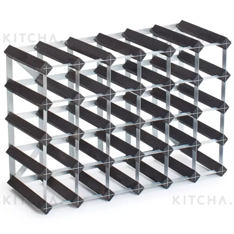 Vinställ Black Ash 30 flaskor Traditional Wine Racks