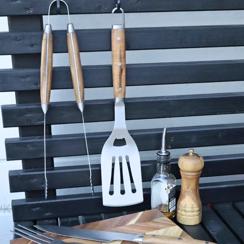 Grillredskap Stekspade & Grilltång Akaciaträ Dorre