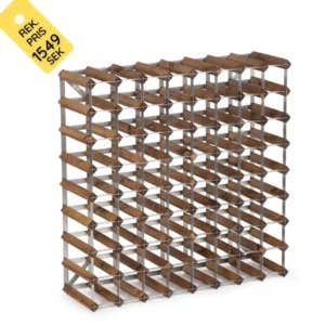 Vinställ Dark Oak 72 Flaskor Traditional Wine Racks