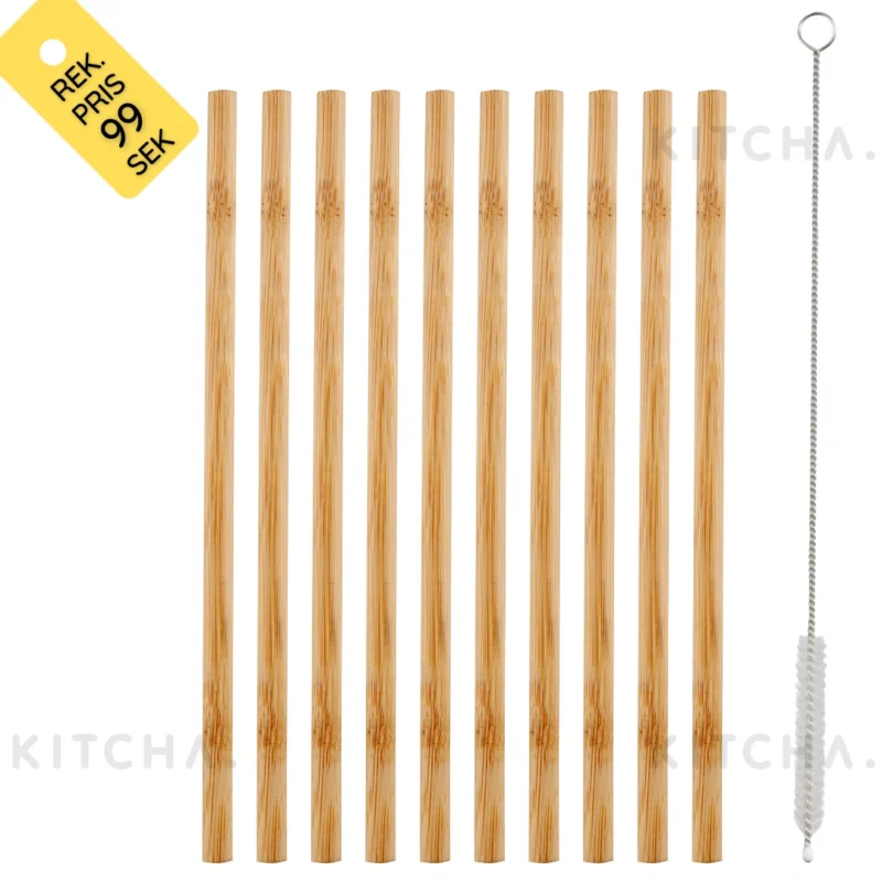 Sugrör Bambu 10p Dorre