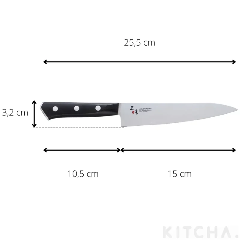 Grönsakskniv Petty 15 cm Modern Molybdenum McustaZanmai