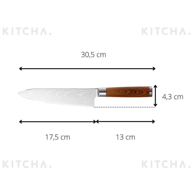 Knivset Yari 3 delar Dorre
