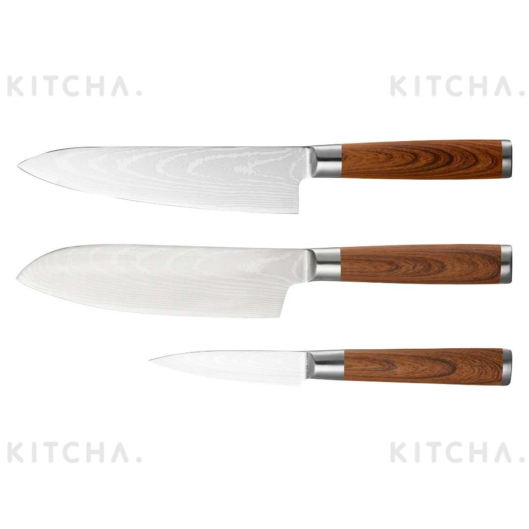 Knivset Yari 3 delar Dorre