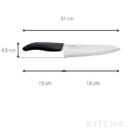 Kockkniv Keramisk 18 cm Kyocera