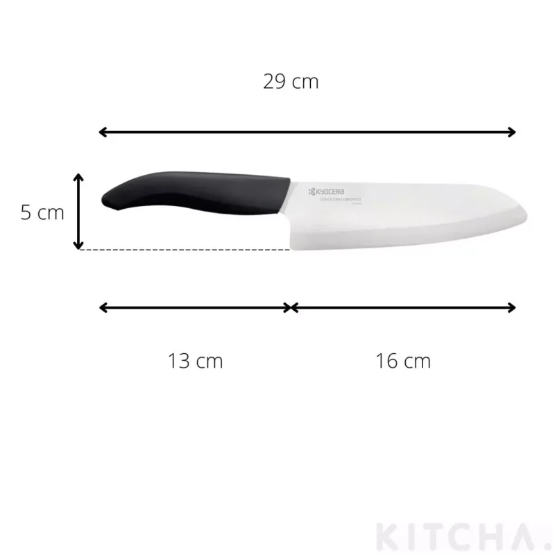 Kockkniv Santoku Keramisk 16 cm Kyocera