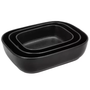 Ugnsformar Svart 3-pack Holm