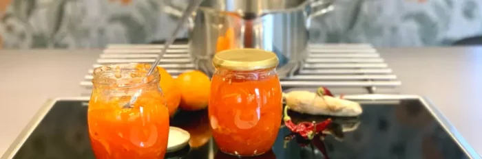 Apelsin- och morotsmarmelad med sting