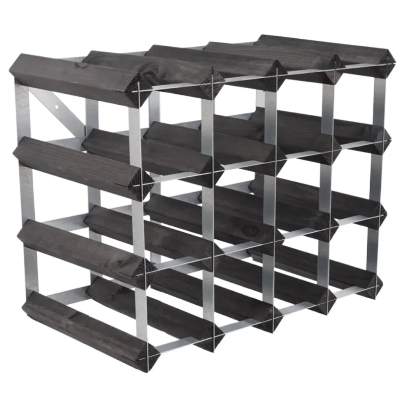 Vinställ Black Ash 16 Flaskor Traditional Wine Racks