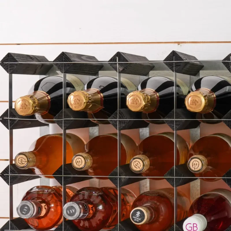 Vinställ Black Ash 16 Flaskor Traditional Wine Racks