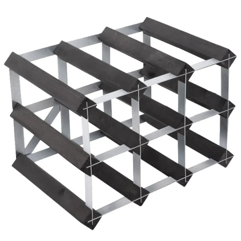 Vinställ Black Ash 9 Flaskor Traditional Wine Racks