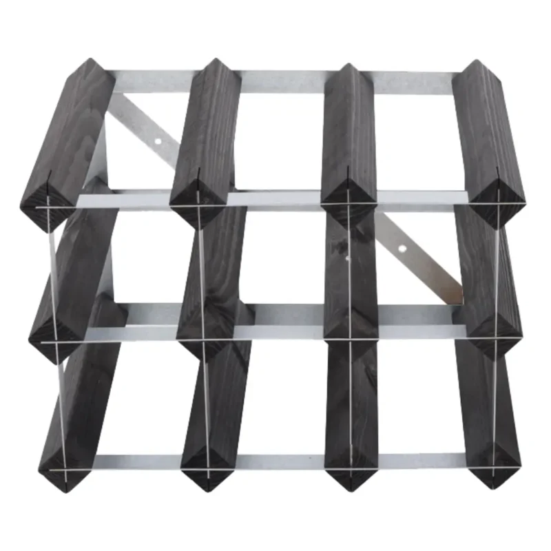 Vinställ Black Ash 9 Flaskor Traditional Wine Racks