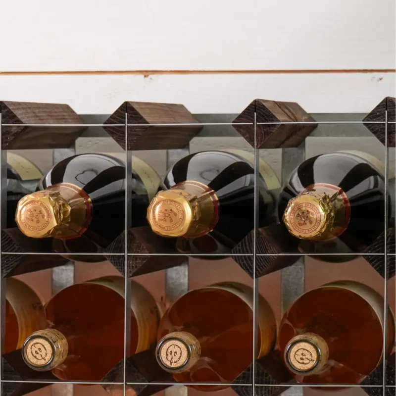 Vinställ Dark Oak 9 Flaskor Traditional Wine Racks