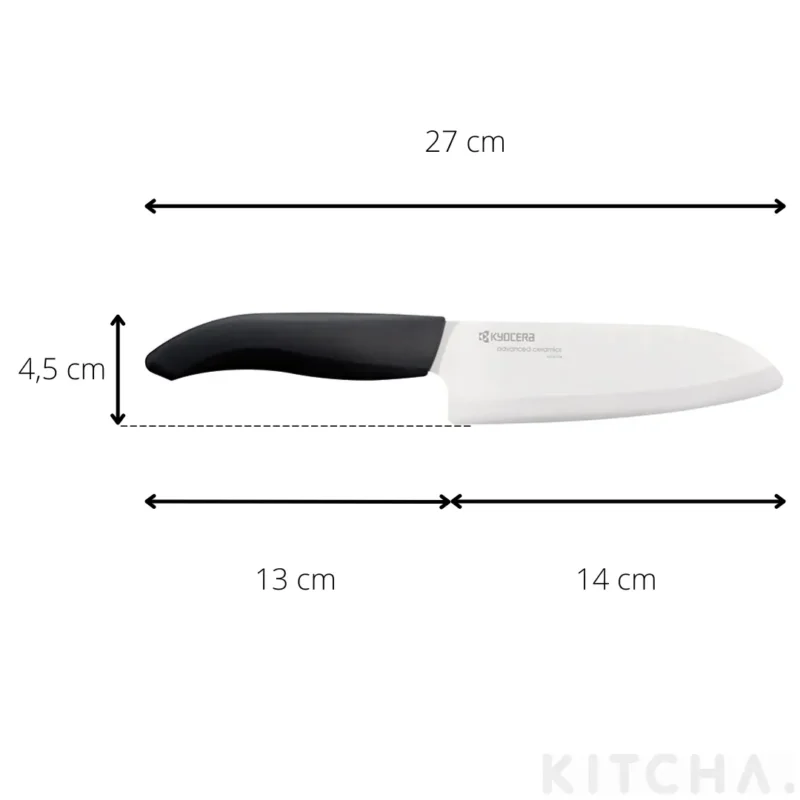 Kockkniv Santoku Keramisk 14 cm Kyocera