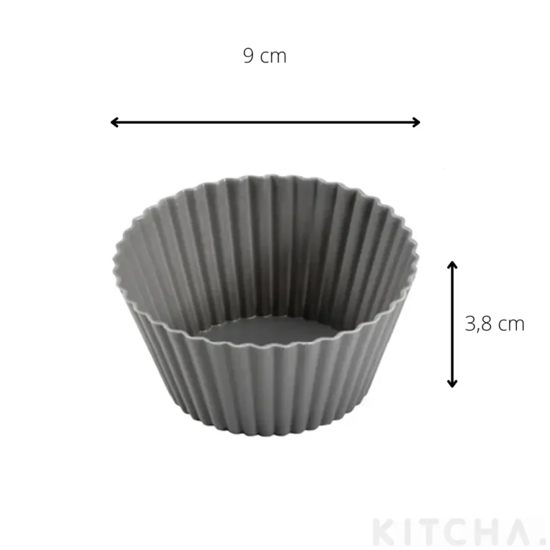 Muffinsform XL Silikon 6-pack Cookie Dorre