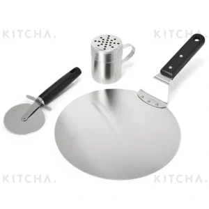Pizza-set Rostfritt 3 delar Satake