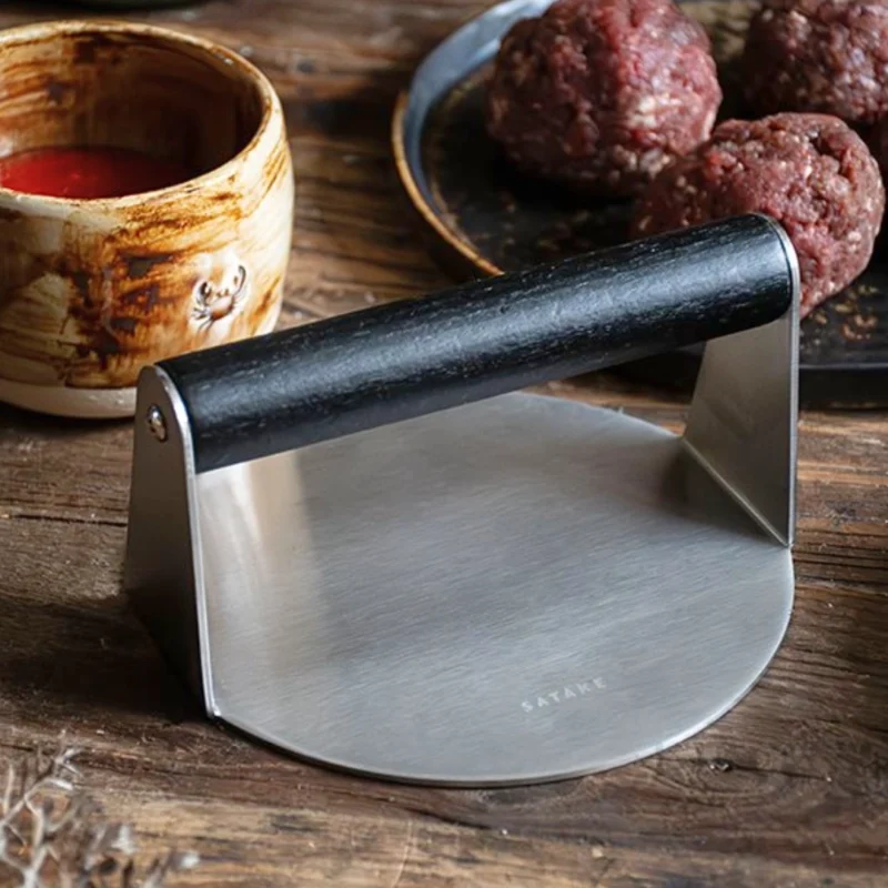 Smash Burger-set Rostfritt 3 delar Satake